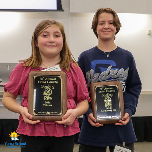 Yuma Co. Spelling Bee Winners